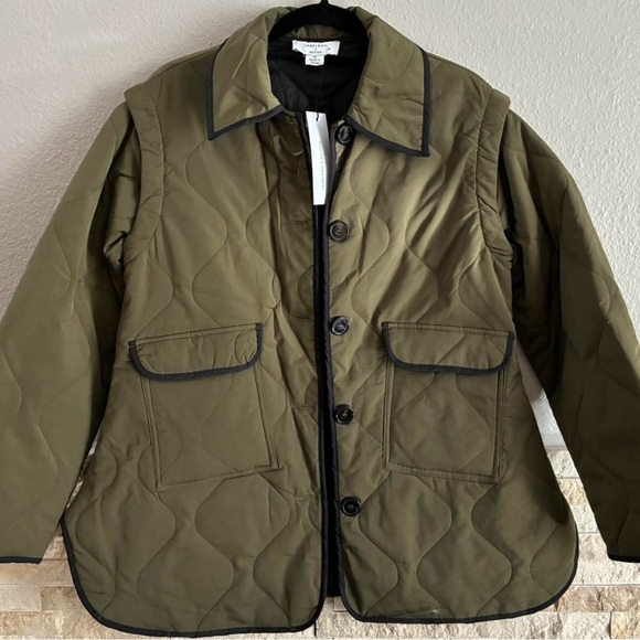 ASOS Jackets & Blazers - Olive Quilted Jacket